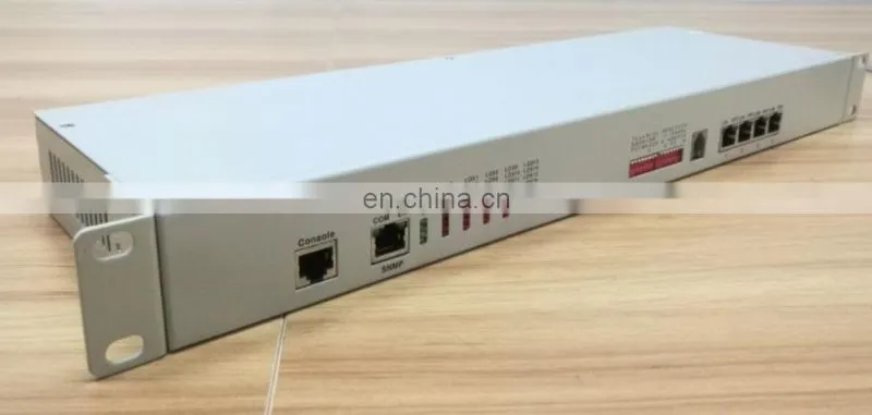 Gigabit Ethernet 4 E1 to PDH optical fiber multiplexer E1 To Ethernet Converter