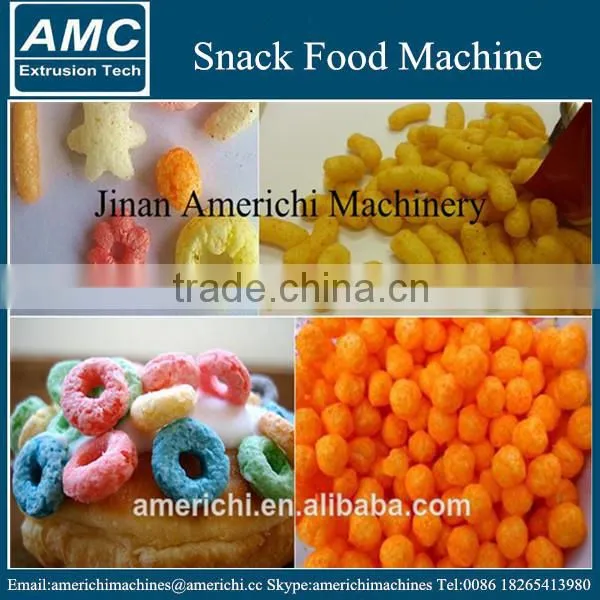 twin screw extruder food small snacks machine