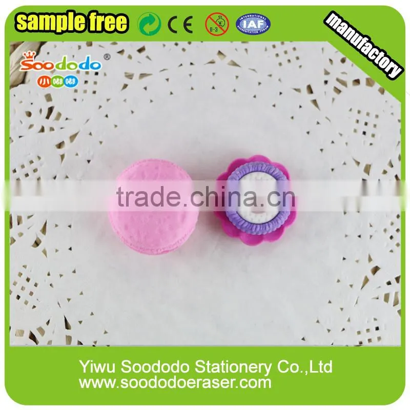 3D Bread Cake Shape Eraser For Kids