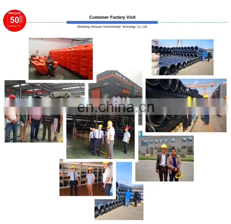 PN4-20 Plastic Dredging Pipe with Floats for Sale HDPE Pipe