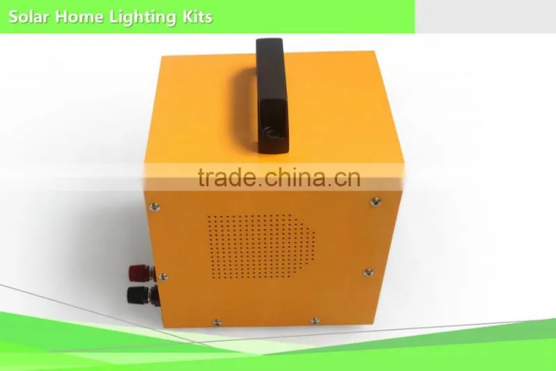 40W professional manufacuturer USB Function home application solar energy home system