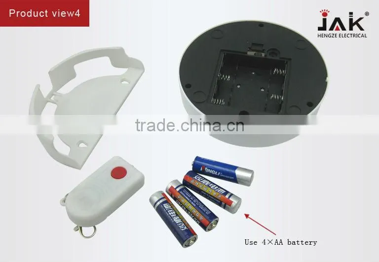 JAK ninghai Push on led light with remote control touch light