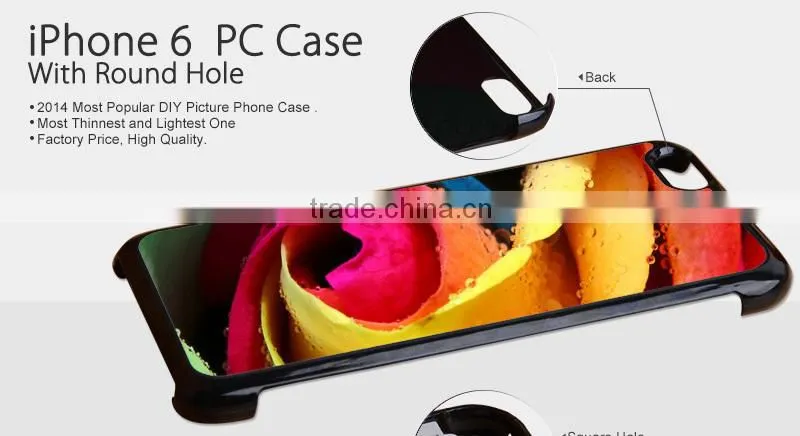 2015 Hot Sale 2D sublimation phone cases Matte&Glossy cover cases for iphone 6