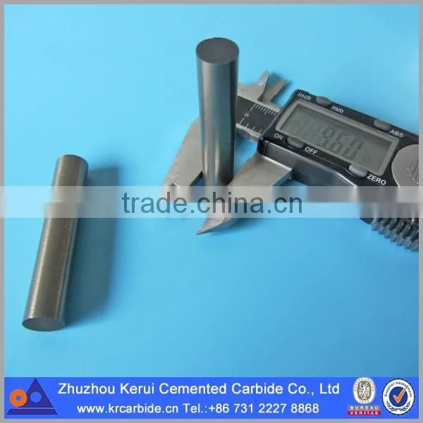 Diameter 2mm ground carbide rods YL10.2 with a 60 degree cutting angle customized from Zhuzhou Kerui