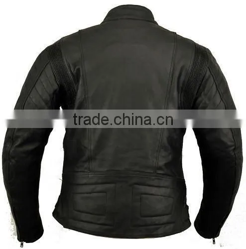 Mens Motorbike Leather Jacket Motorcycle Men Jackets