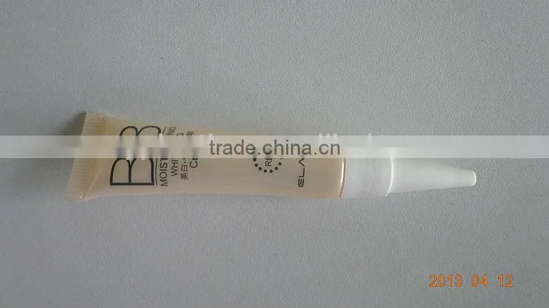 flexible plastic tube for cosmetic;transparent tube;plastic tube for sample packaging