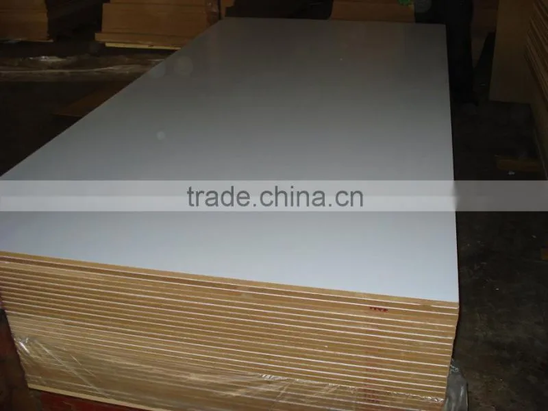 best price Natural MDF / raw and melamine MDF board