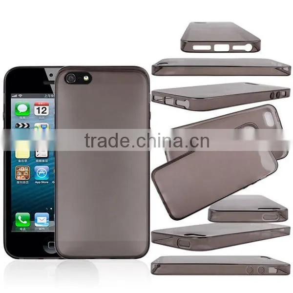 High Qanlity soft TPU ultra thin Phone Cases for iPhone 5 5s Case many colors