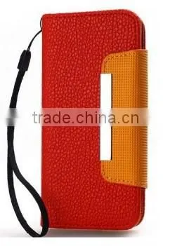Hot Selling Wallet Leather Cover For IPhone5 ,For iPhone5 5s Leather Covers