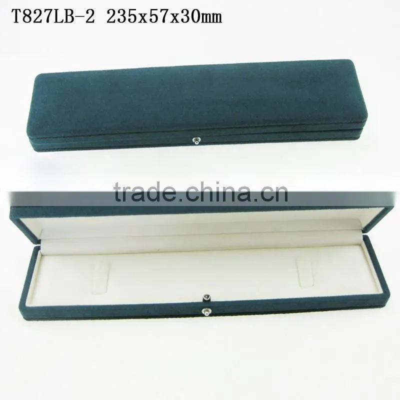 T491 Red Logo Printed Long Chain Jewelry Bracelet Box with Lining Velvet
