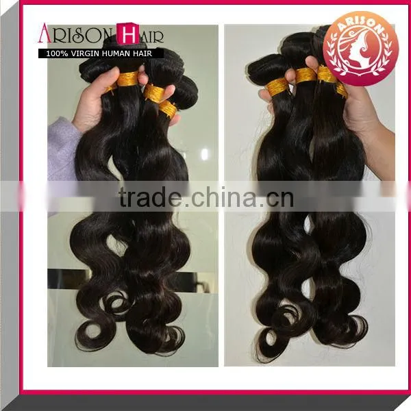 single Donor Virgin Hair Weft Large Stock top quality human virgin hair