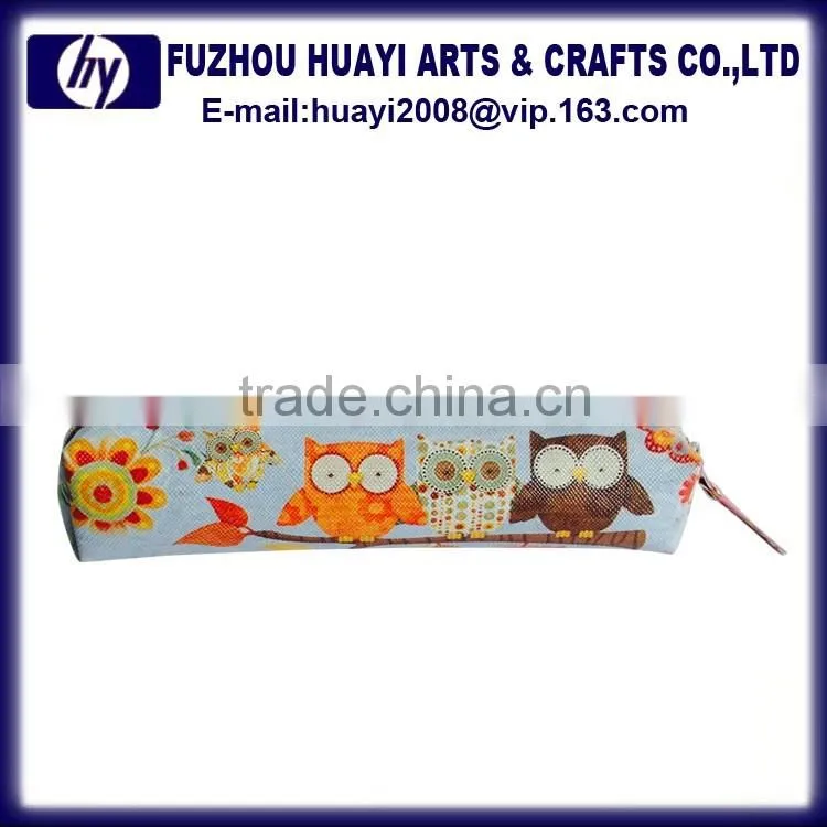 Wholesale cute design transparent pencil case pencil pouch for college