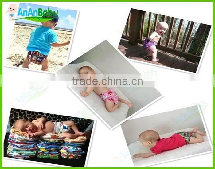 Washable Baby Diaper AIO Diapers with Bamboo Charcoal Innber