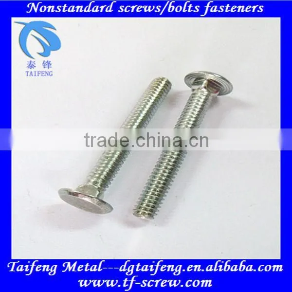 full thread galvanized flat head carriage bolt