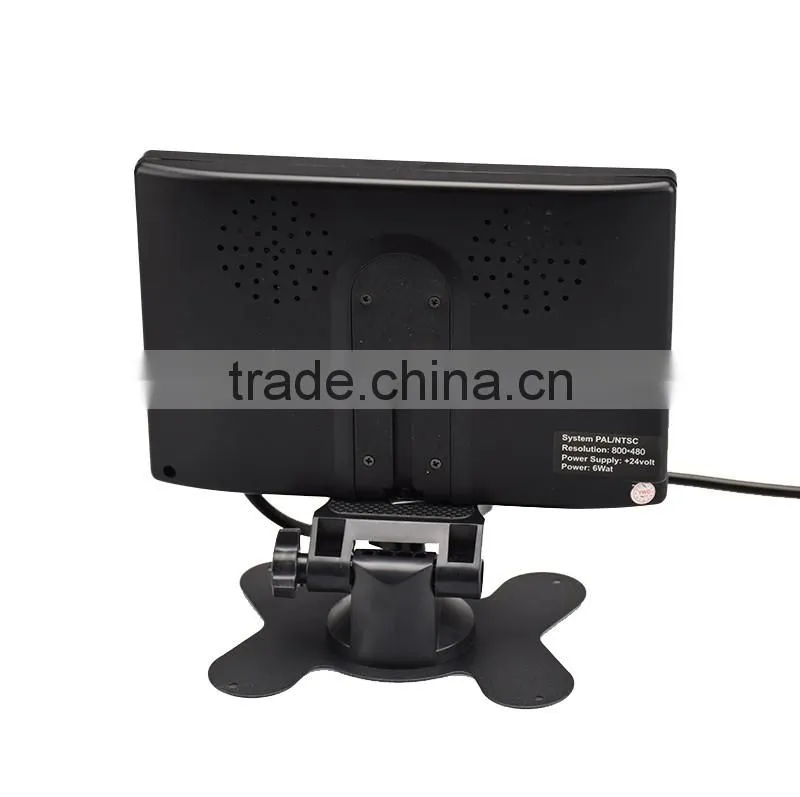 7"Stand alone car monitor with headrest mount frame,reverse camera input ,Car screen for video