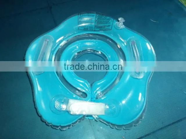 Inflatable pvc kids neck swimming ring