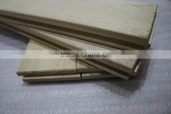 18-22mm thickness unfinished rubberwood solid hardwood floors