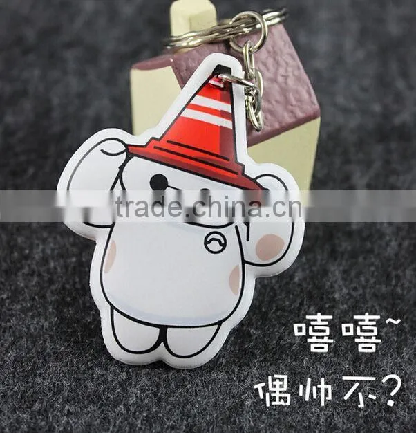 Baymax Keychain 2015 white newest arrival keychain 6CM