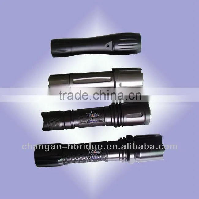 Aluminium Water Proof LED Police Security Flashlight Accessories