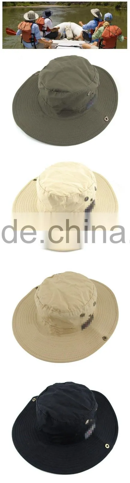 Wholesale Unisex Fishing Wide Brim Bucket Caps