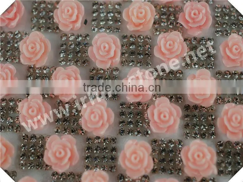 24X40cm New Arrival Hotfix Chaton Mesh trimming From China Manufacturer