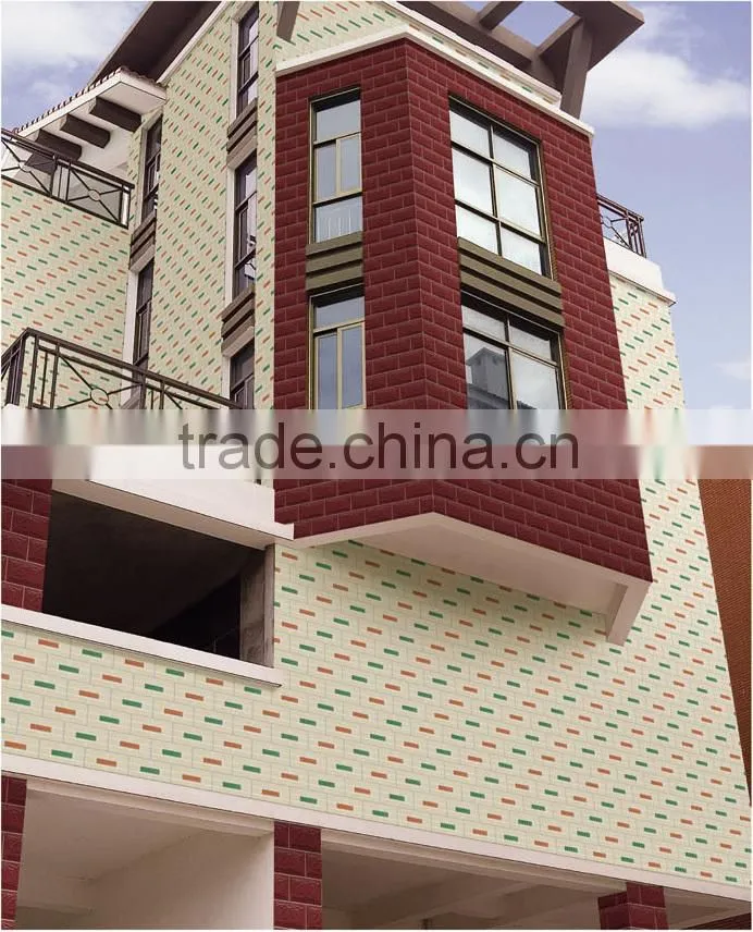 6D HD inkjet tile for outdoor wall 90x280mm