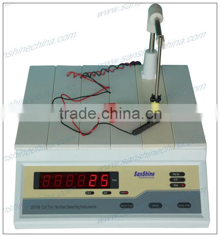 Electromagnetic valve coil turn number tester valve coil turn inspection instrument valve coil turn measure instrument(SS108-6)