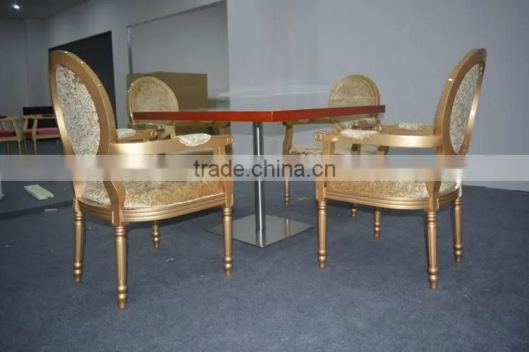 French style velvet dining table set XYN1242