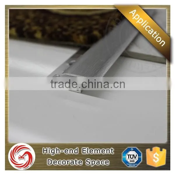 polished durable edge floor trim aluminium carpet tile edge trim