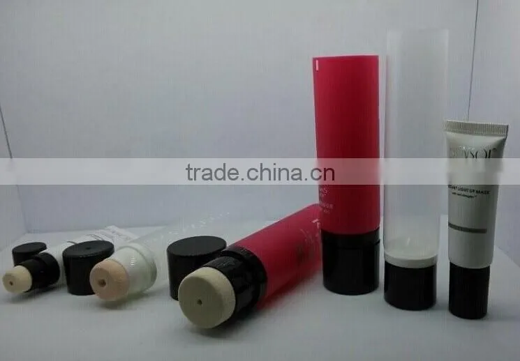 Cosmetic Usage Tube Packaging with Sponge Massage Head Tube for Shoe Polish