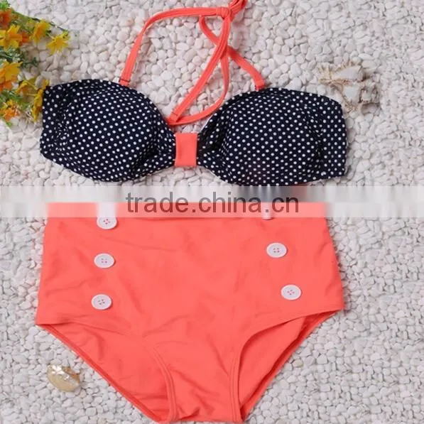 White spot sexy bikini girl