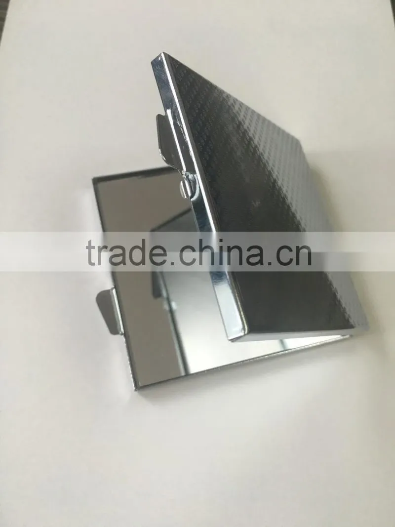 Square shape aluminum pocket mirror