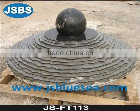 White marble wall fountain with angel