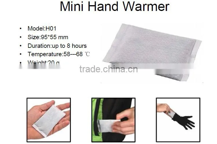 Mini Instant Disposable Winter Heat Pack Keeping Warm Usage