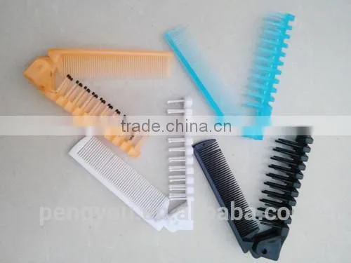 fashion best-selling plastic hair comb for hotel