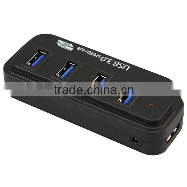 Super Speed 5Gbps USB 3.0 HUB 4 Port Led Indicator with 1M Cable