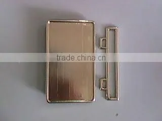 Fashion metal designer gold plate belt buckles