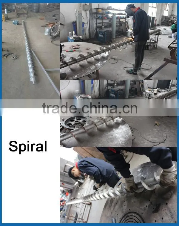 ZY69 carbon steel powders inlet and outlet conveyor