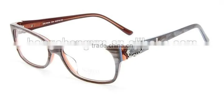 New Fashion acetate material flexible eyeglasses frames spectacles