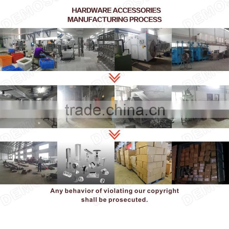 stainless steel post support square handrail bracket