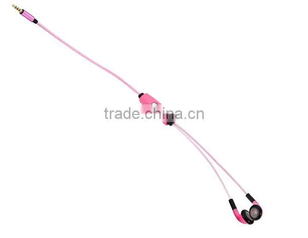 Hot selling New flashing LED earphone with microphone