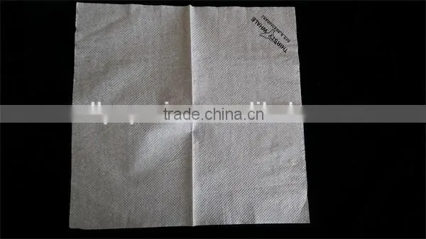 Hot sale 100% vigin wood pulp luncheon/dinner napkins with logo printed