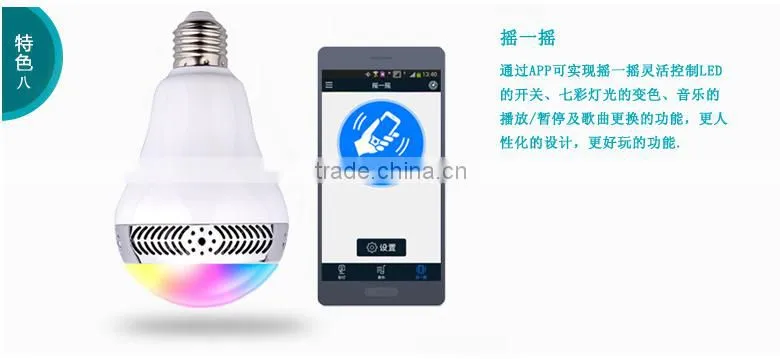 2016 new bulb custom design printed logo cheapest color changing led light bulb