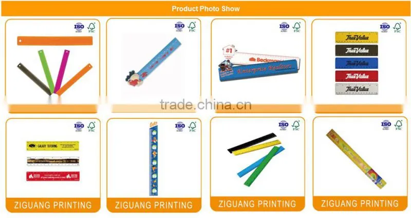 OEM Factory Custom Printing Clear PVC Flexible Ruler
