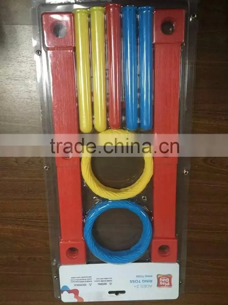 Plastic colorful Ring Toss Game wholesale price kids plastic games