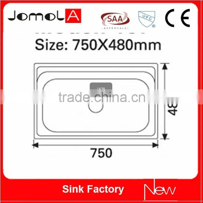 Jomola italian kitchen sink single bowl kitchen sink