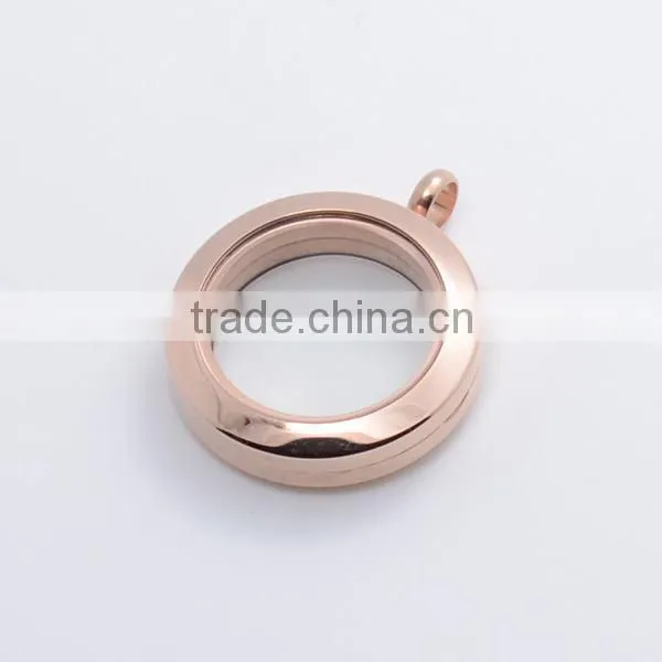 25mm round silver/gold/rose gold/black wholesale magnet jewelry floating charms glass lockets