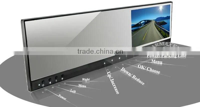 Hot sell cool HD 4.3 inch auto dimming rear view mirror