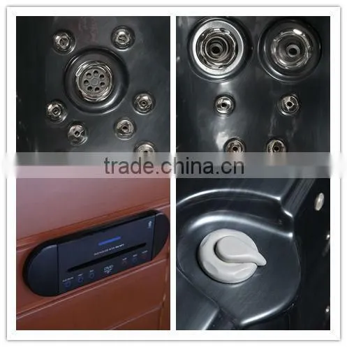 Factory wholesale made in china high quality freestanding fibreglass reinforcement 3 person spa product