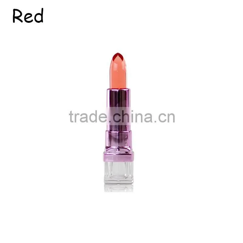 2016 New Waterproof Lipstick Makeup Jelly Fruit Lip Balm Stick Temperature Change Moisturizer Bright Surplus Lips Cosmetics